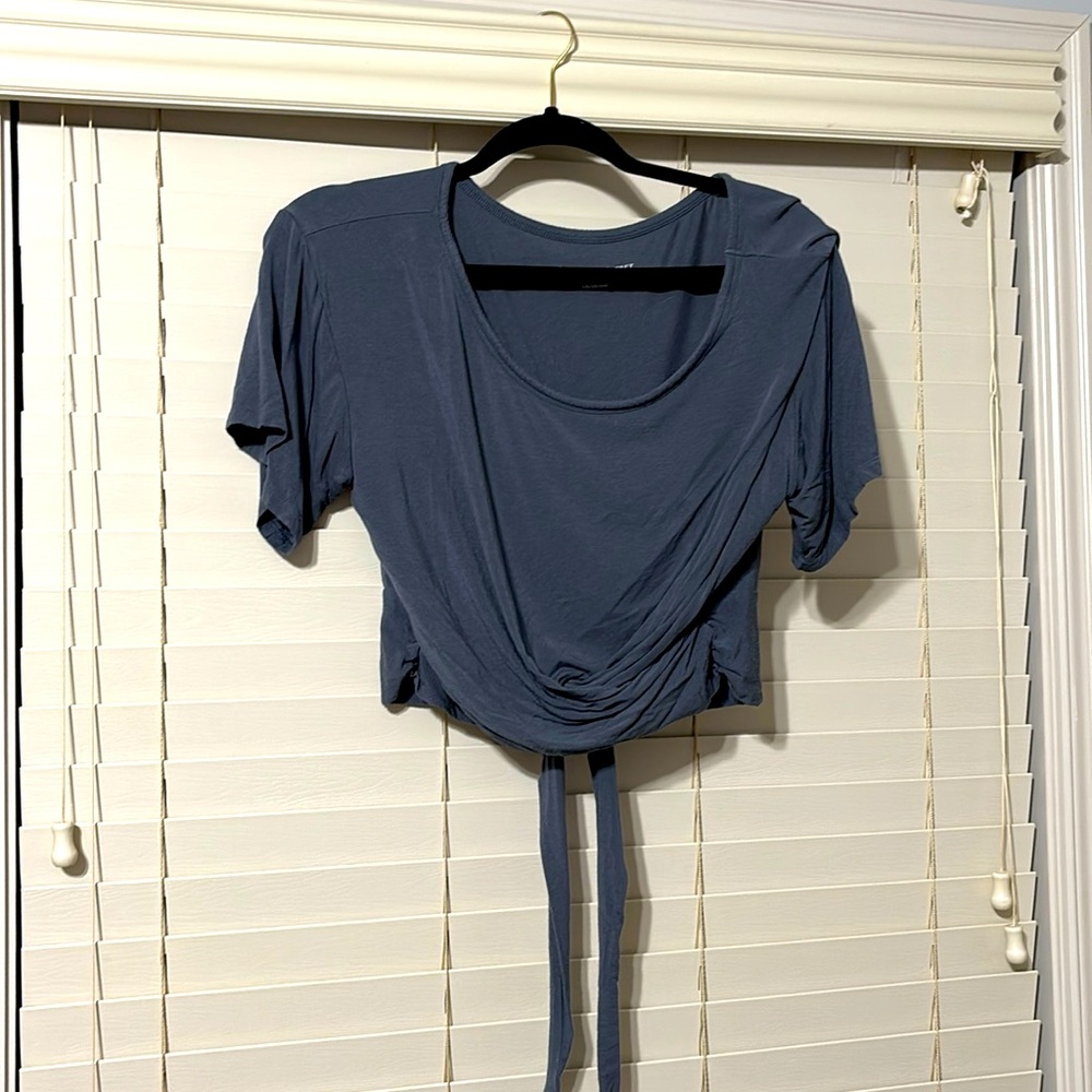 Grey Victoria’s Secret crop top